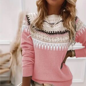 Pink Nordic Women's Sweater